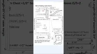 Padding jacket pattern, ep12 #shorts #short @patternMe