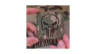 Punisher Skull Laser Cut Patch