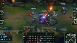Tilt Town scrimmage game 1 - 3 towers and inhib with rift herald