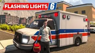 FLASHING LIGHTS #6: Rettungsdienst: Wiederbelebung und EKG! | Blaulicht Simulation deutsch