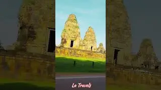 Travel by motorbike to see Pre Rub temple