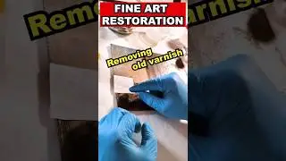 The Techniques is art restoration & conservation  #art #artconservation #finearts #viral