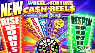 🚨OMG🚨FIRST LOOK NEW WHEEL OF FORTUNE CASH ON REELS BOOST TIGER DRAGON SLOT MACHINE LAS VEGAS CASINO