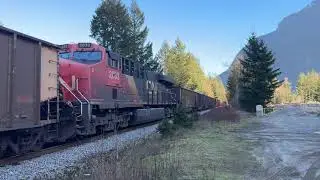Land Whale!!!! 220 Cars CN 773 (Coal Train) @ Hope BC Canada 17JAN26 ES44AC 2934 Leading
