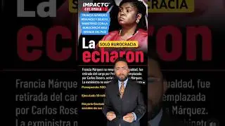 FRANCIA M&Aacute;RQUEZ RENUNCI&Oacute; Y DEJO EL MINISTERIO CON LA BUROCRACIA MAS GRANDE DEL PA&Iacute;S #franciamarquez