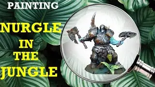 SPEED PAINTING NURGLE IN THE JUNGLE !  WARHAMMER army (AOS/40K)