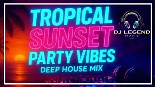 Tropical Sunset Party Vibes &ndash; Deep House Lounge Mix | Pool & Cocktail Party Warm Up | DJ Legend