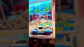 1/64 Scale Diorama Auto Garage Hot Wheel ! #handmade #handcraft #diy #carcraft #monstergarage