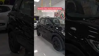 All black Renault Triber 🔥 #shorts #renaulttriberfacelift