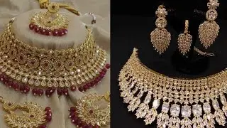 🔥Latest Kundan Chokar necklace and mangtika set designs of 2021🌟✨|| Vi-Jyo Ideas 💡