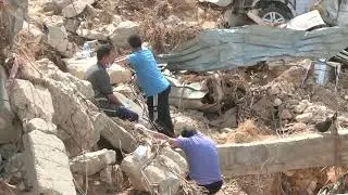 Aftermath of deadly flood in the Libyan city of Derna