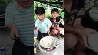 Cooking with my nephew