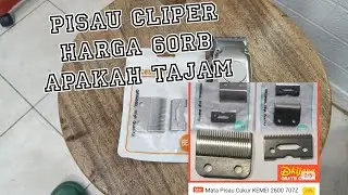 Ganti mata pisau clipper kemei 1996 seharga 60rb apakah tajam #kemeihairclipper
