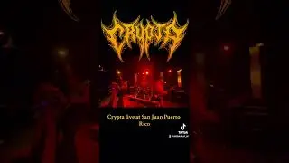 Death metal band CRYPTA from Brazil #2024 #concert #guitar #metal #crypta #brasil #summer  #music
