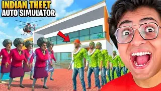 INDIAN THEFT AUTO Jack Green Gang vs Scary Teacher Red Gang😱