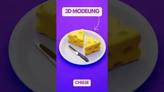 let's make a cheese 🧀 in blender 3d #blender3d