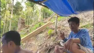 @surya24vlog Proses pembuatan pondok biru