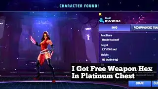 I Got Free Weapon Hex Biometrics In Danger Room Platinum Chest || Marvel Future Fight||