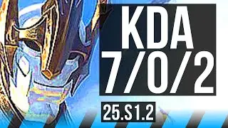 GALIO vs ZOE (MID) | 7/0/2, Godlike | KR Master | 25.S1.2