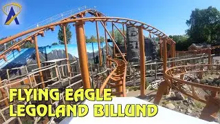 Flying Eagle Roller Coaster POV at Legoland Billund