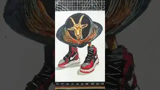 Pendrawing stickman speed LA VACA BLACK HOLE GOAT #drawing #art #shorts #brainrot #anomali