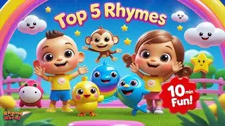 Top 5 Nursery Rhymes Compilation | Popular Kids Songs | Twinkle Star, Chicks, Fish & Weather