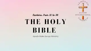Numbers From 31 to 36 | The Holy Hindi Bible | Apostle Rinku Saroya Ministry | Man Of God