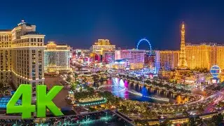 Las Vegas Strip Tour In 4K Ultra HD 60fps