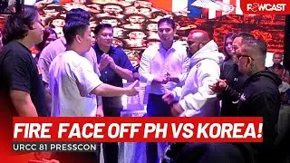 URCC 81 Face Off | Philippines vs Korea | Ayaw Makipag Kamay?
