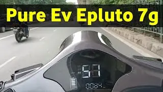 Pure Ev Epluto 7g test ride with full details l Electric Scooter Top Speed & Range