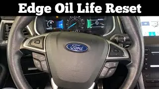 How To Reset The Oil Life On A 2011 - 2020 Edge - Oil Change 100% Light DIY