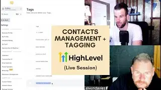 Building a contacts list in Gohighlevel and managing your list (Live session)