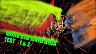 MTG ARENA DECK TECH | Mono Big Red Deck | Test Games 1-2 (need more lands)