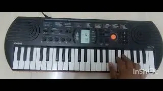 Srivali song on Casio sa 76 covered by Chaitanya Waghuode