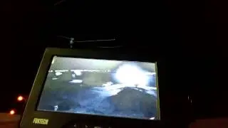 Security Drone Patrol with Night Vision