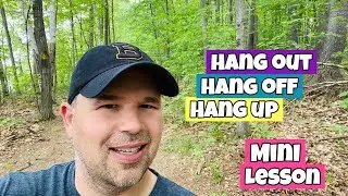 PHRASAL VERBS: HANG OUT, HANG OFF, and HANG UP [Eng. Subtitles] #EnglishPhrasalVerbs