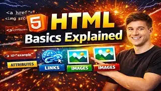 HTML for Beginners | Learn Attributes, Links, Images & Lists Step-by-Step | in  telugu