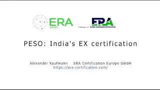 PESO: India's EX certification