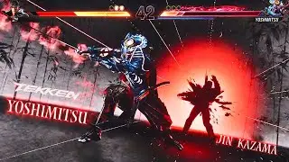 TEKKEN 8 - JIN vs YOSHIMITSU | Aggressive Fight | Jin's best fighting Comobo
