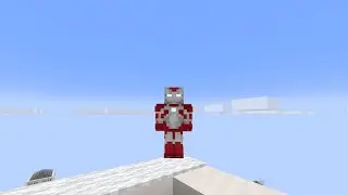 Playing as iron man in Minecraft!