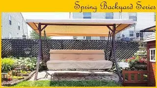 Patio Swing Step-by-Step Cushion Replacement (Unbox & Set-Up)
