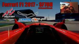 Full Lap F1-Ferrari 2017 SF70H at Sentul Circuit | Assetto Corsa Gameplay | With Steering Wheel G29