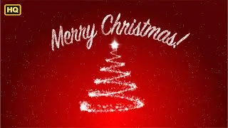 Merry Christmas Red Video Background Video HD I | Free Stock Footage | HD Video I No copyright I 4k