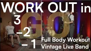 15 Minute Full Body Power Workout with Vintage Live Band | OldSchoolBasterds