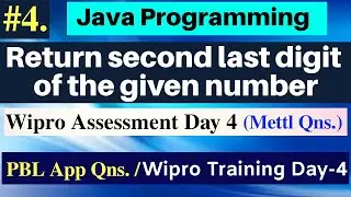Return second last digit of the given number in java | Program to return second last digit | PBL App
