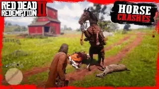 RDR2 horse crash compilation gameplay 🤠🤠🤠