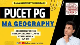 PUCET PG MA GEOGRAPHY ADMISSION PROCESS, ELIGIBILITY , EXAM PATTERN, SYLLABUS ,NO OF SEATS , FEE