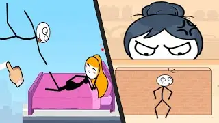 RAGDOLL JUMP vs HIDE ME - Best Levels New UPDATE Satisfying Double Gameplay Stickman Game Android