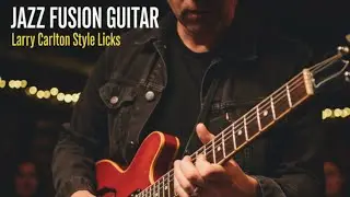 Smooth Jazz Fusion Guitar Solo | Larry Carlton Style Phrasing & Licks