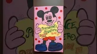 Attendance Register cover easy decoration ideas #very easy book cover decoration ideas#art #shorts